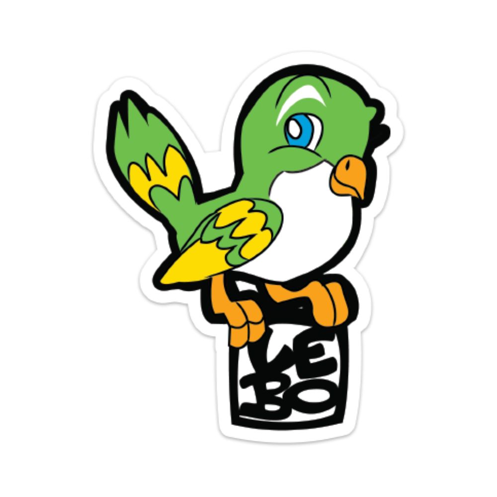Welcome to Miami Beach Parakeet - Lebo Magnet